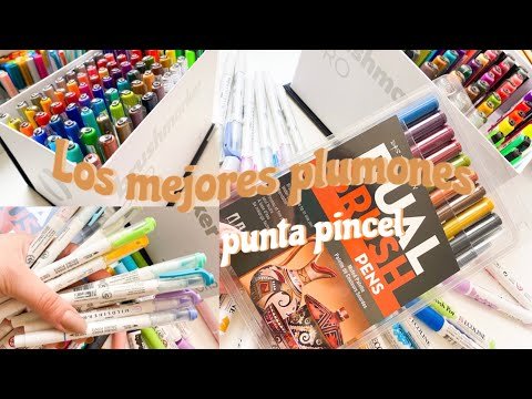 Descubre los Mejores Plumones de Punta Pincel para Artistas Creativos